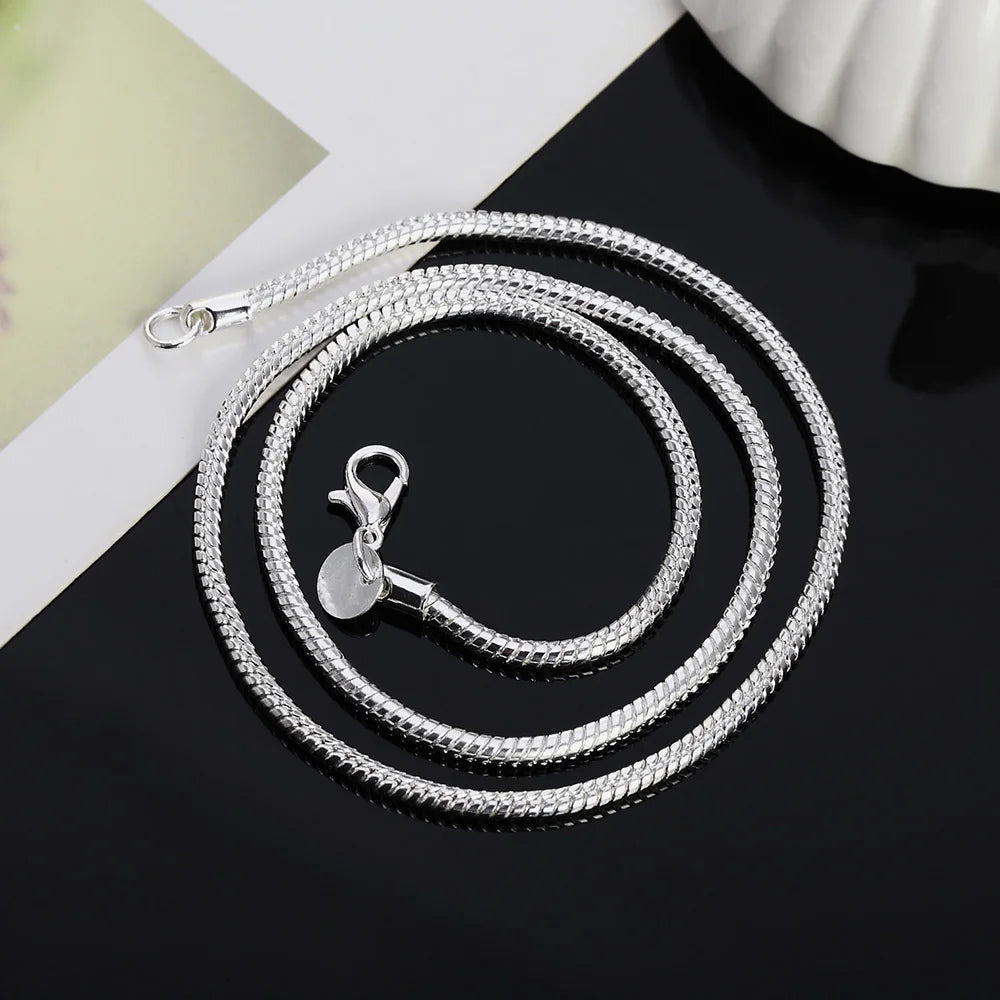 Silver Snake Chain Necklace