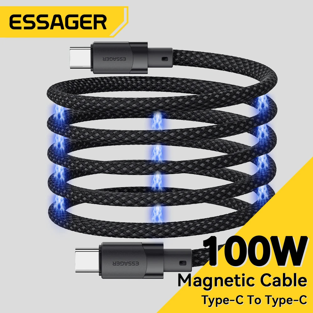 100W Magnetic USB-C Cable