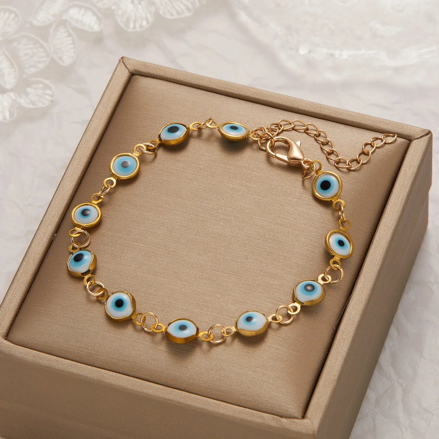 Evil Eye Adjustable Bangle