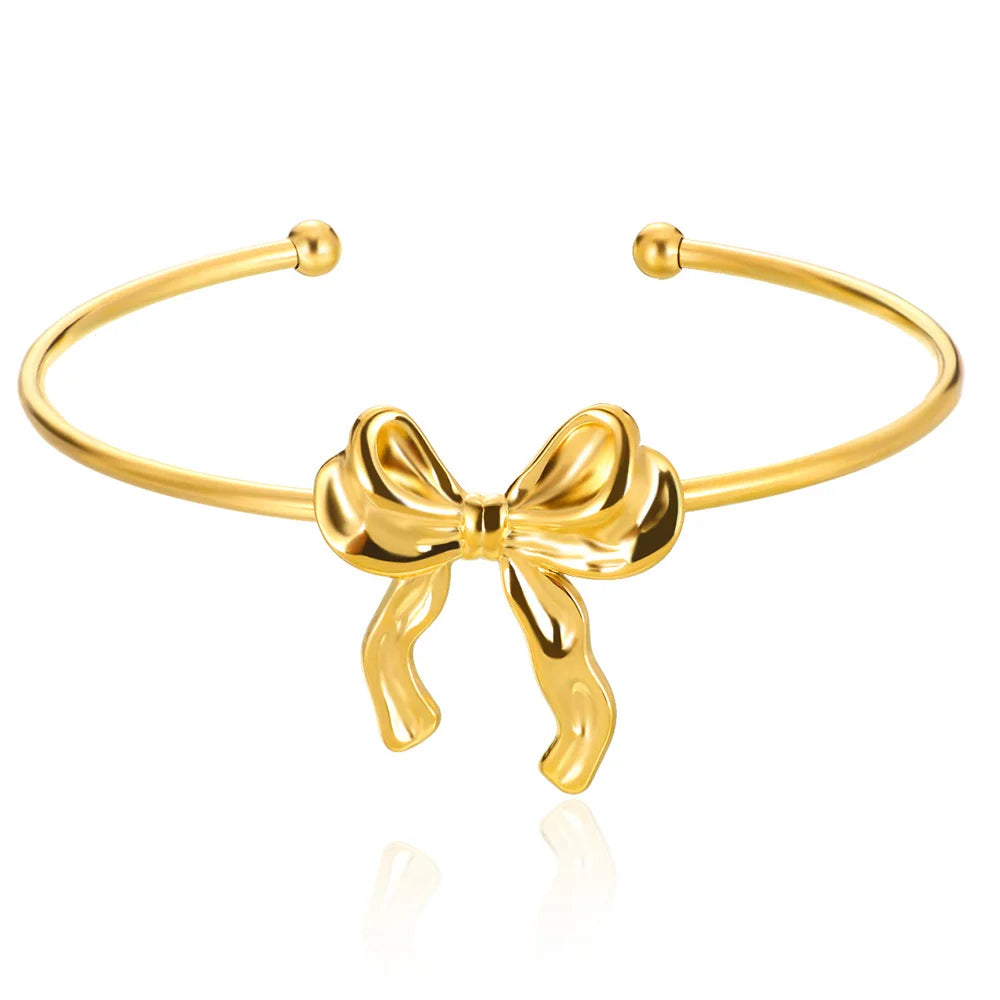 Gold Bump Cuff Bracelet